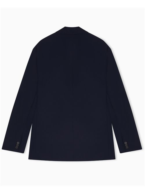 SINGLE-BREASTED BLAZER EMPORIO ARMANI | EM005439.AF13772UB118 IC.0920 BLU NAVY